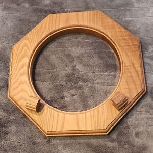Octagonal Wooden Frame, Perfect For 8 Inch Plates